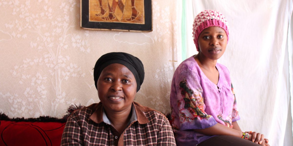 Mukamana Mikono refugee craft shop beneficiary