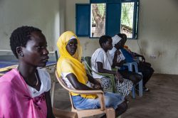 Girls support group in South Sudan